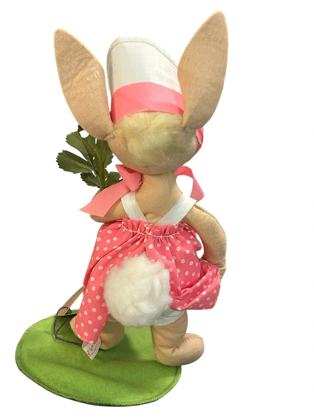 Vintage ‘89 Annalee Bunny Doll Country Girl W Strawberries Collectible 0650 EUC